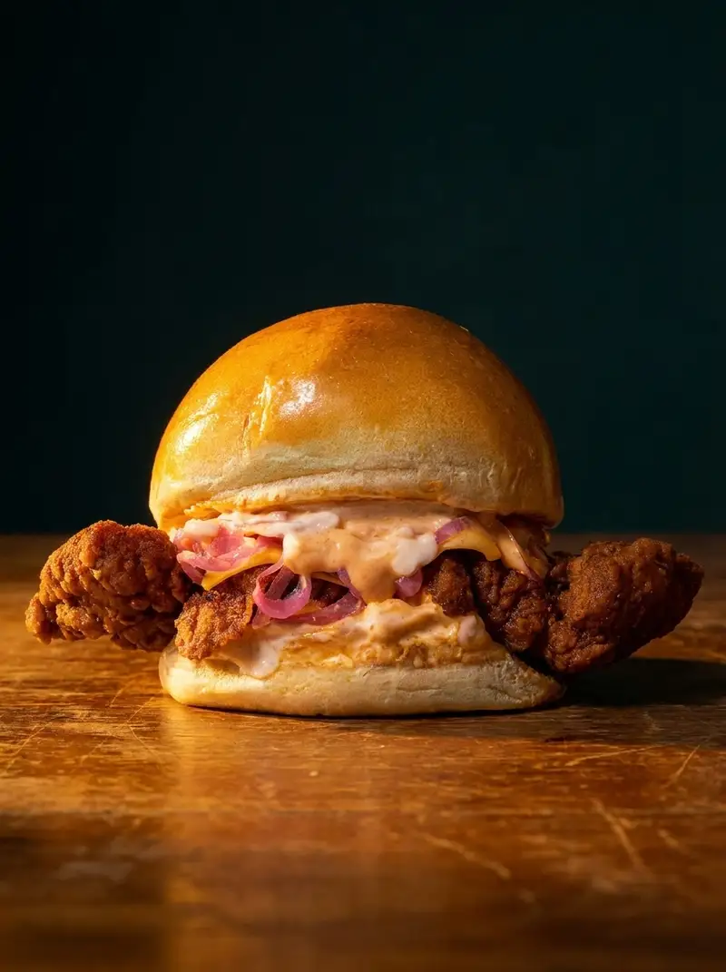 TEXAS CHIPOTLE TAVUK BURGER